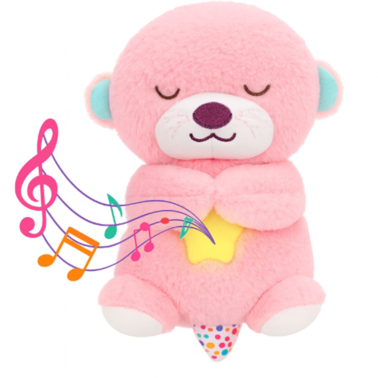 Nutria Peluche Relajante Luz Musical Juguete Respiraci&oacute;n image number 18.0