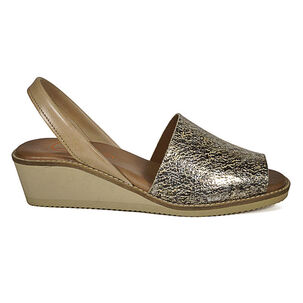 Sandalia Cuero Anika Bronce Sandalia Cuero Anika Bronce