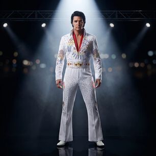 Disfraz Cosplay Elvis Presley Eagle Jumsuit