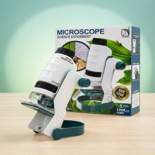 Juguete Microscopio Cientifico Lente 60-120x