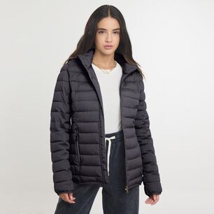 Parka Regular Cuello Alto Con Capucha Mujer Ocean Pacific