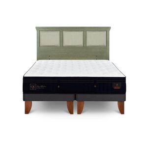 Cama Europea Cic Linea Premium / King / Base Dividida + Respaldo