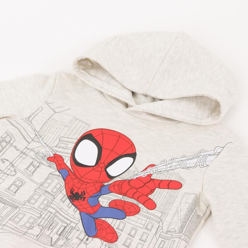Poleron Cerrado Gorro Toddlero Volando Marvel image number 2.0