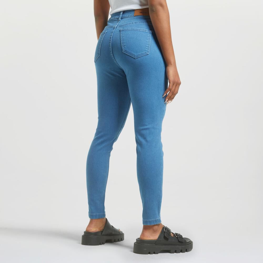 Jeans Tiro Alto Super Skinny Mujer Rolly Go image number 3.0