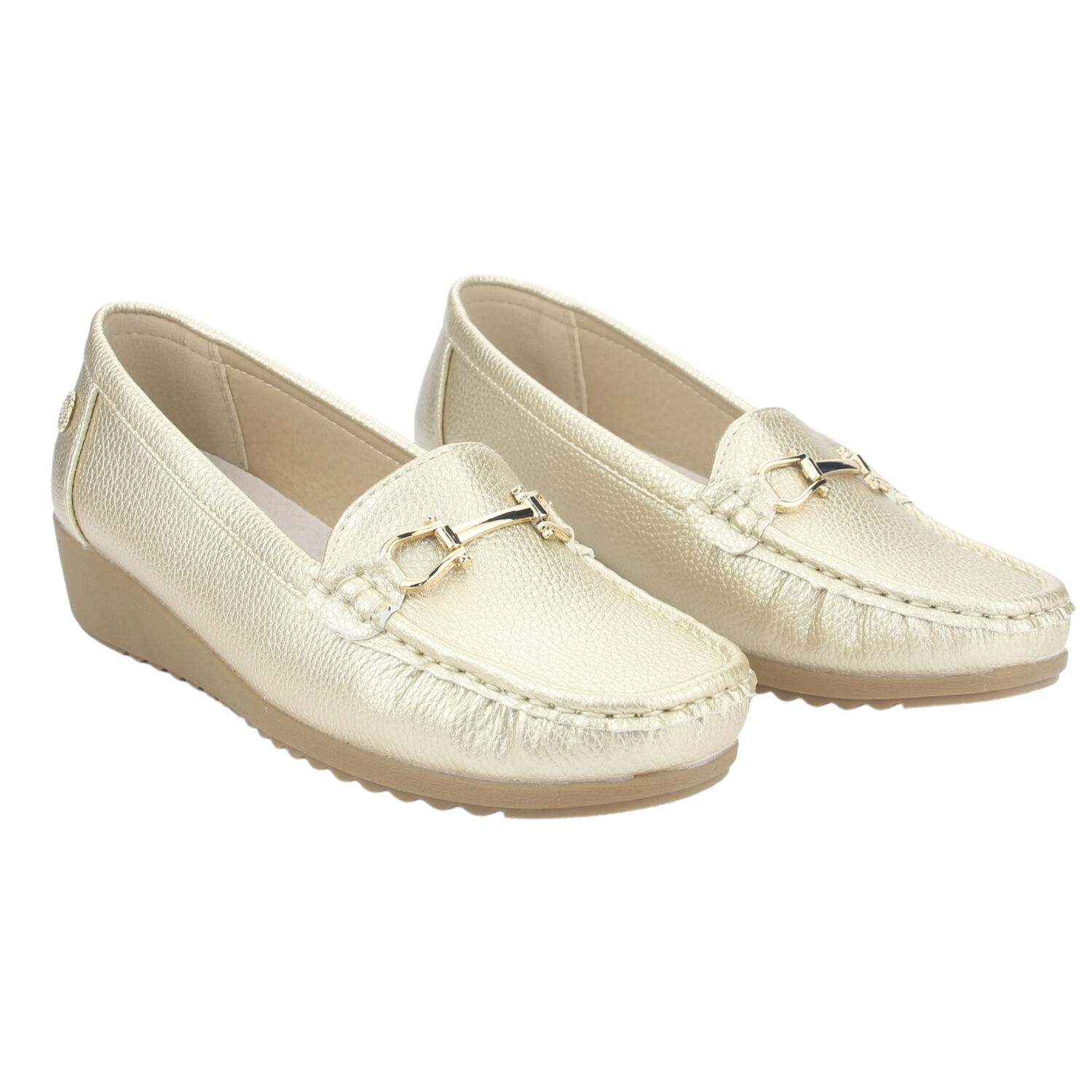 Mocasin Chalada Mujer Malu-2 Dorado Casual image number 4.0