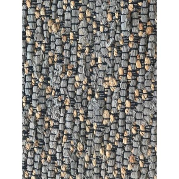 Alfombra De Yute Gris Mediana 1,5 X 2,3 Mts
