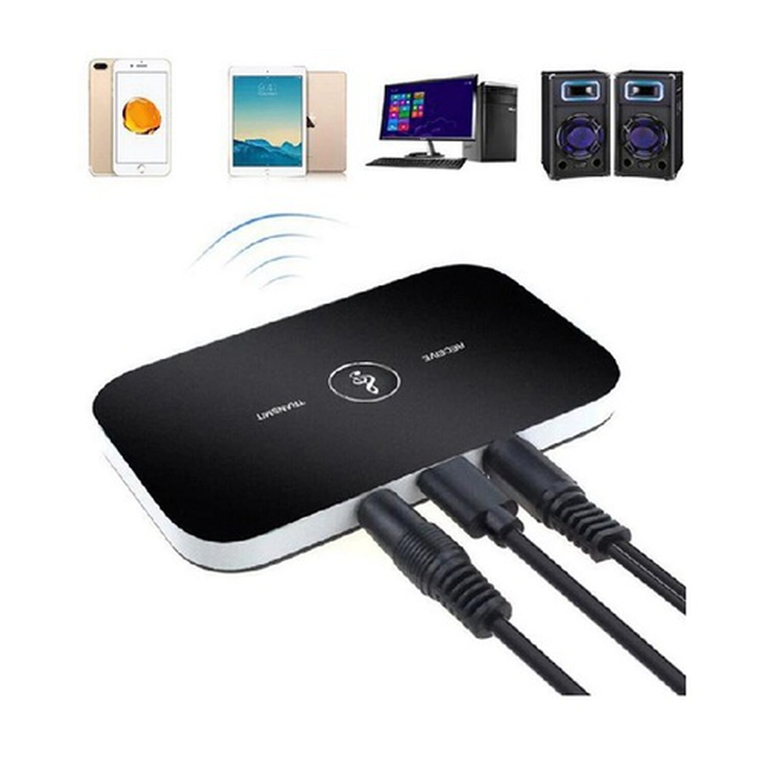 Adaptador Transmisor Receptor Bluetooth Auxiliar Y Rca Bater&iacute;a Jack 3.5mm Usb image number 2.0