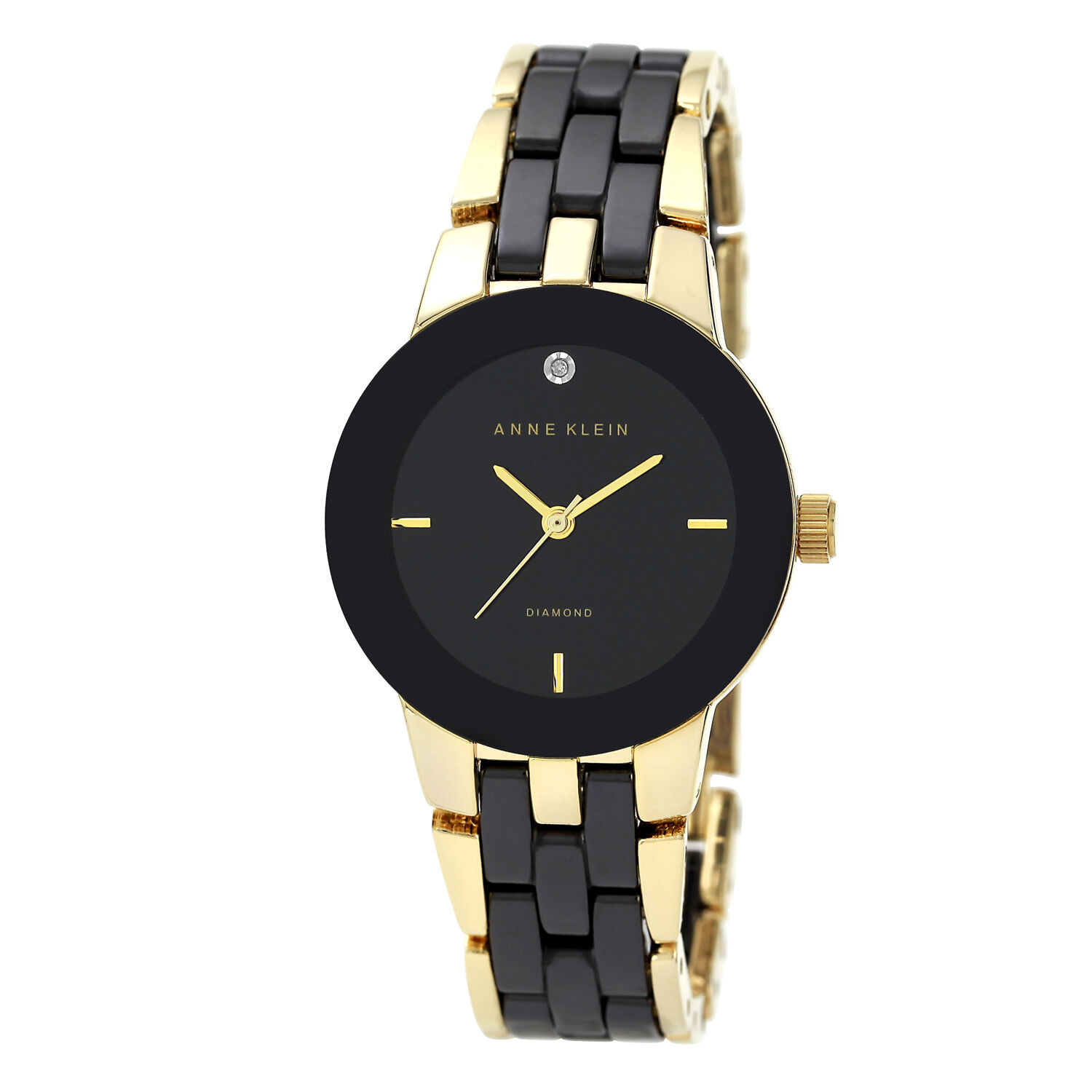 Reloj Negro Anne Klein Mujer Ak/1610bkgb image number 0.0