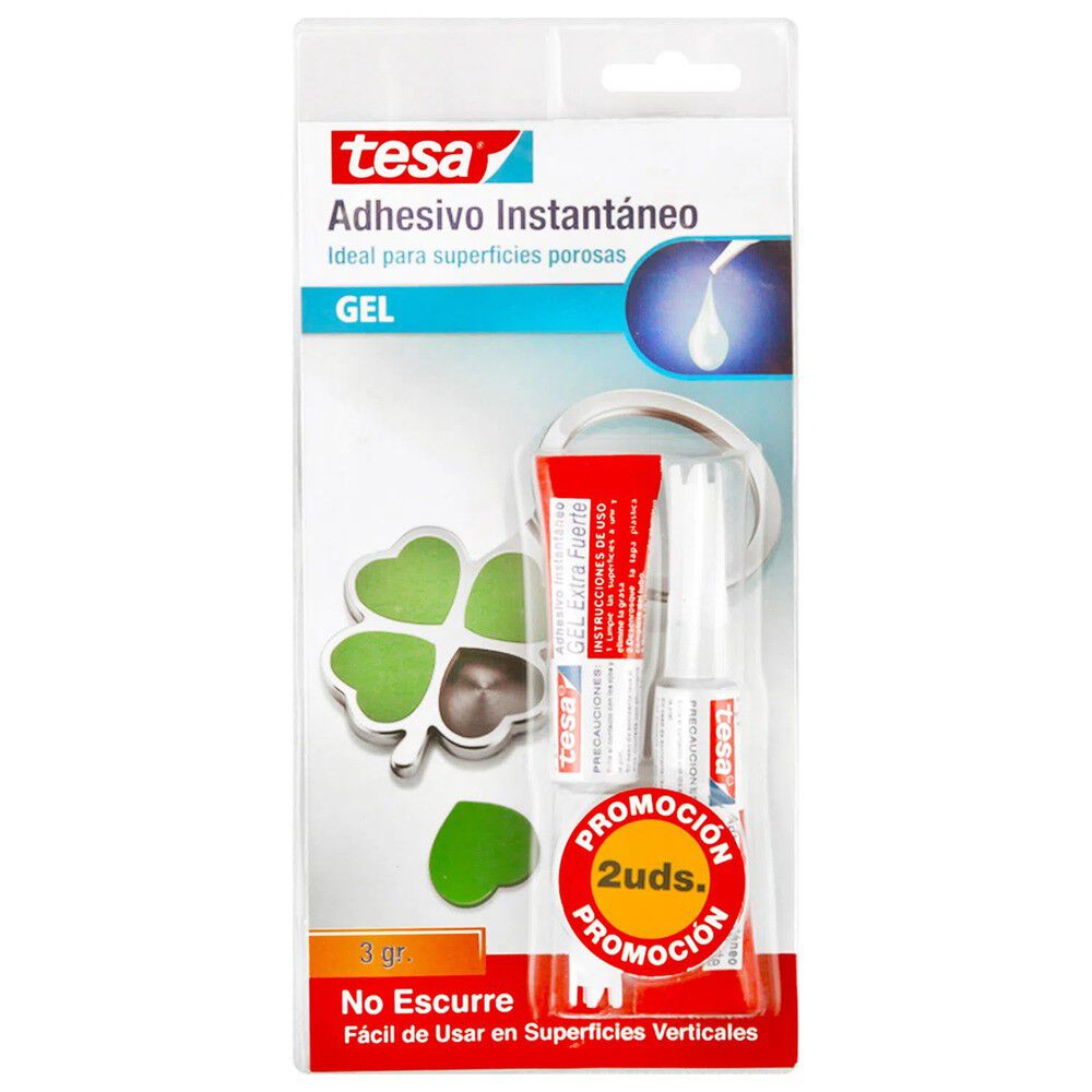 Adhesivo Instantaneo En Gel 2x3grs - Tesa image number 0.0
