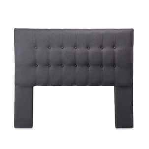 Respaldo Sevilla Con Patas Tela King Gris Oscuro