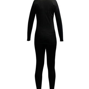 Conjunto Primera Capa Hw Poliester Cooldry Mujer Black