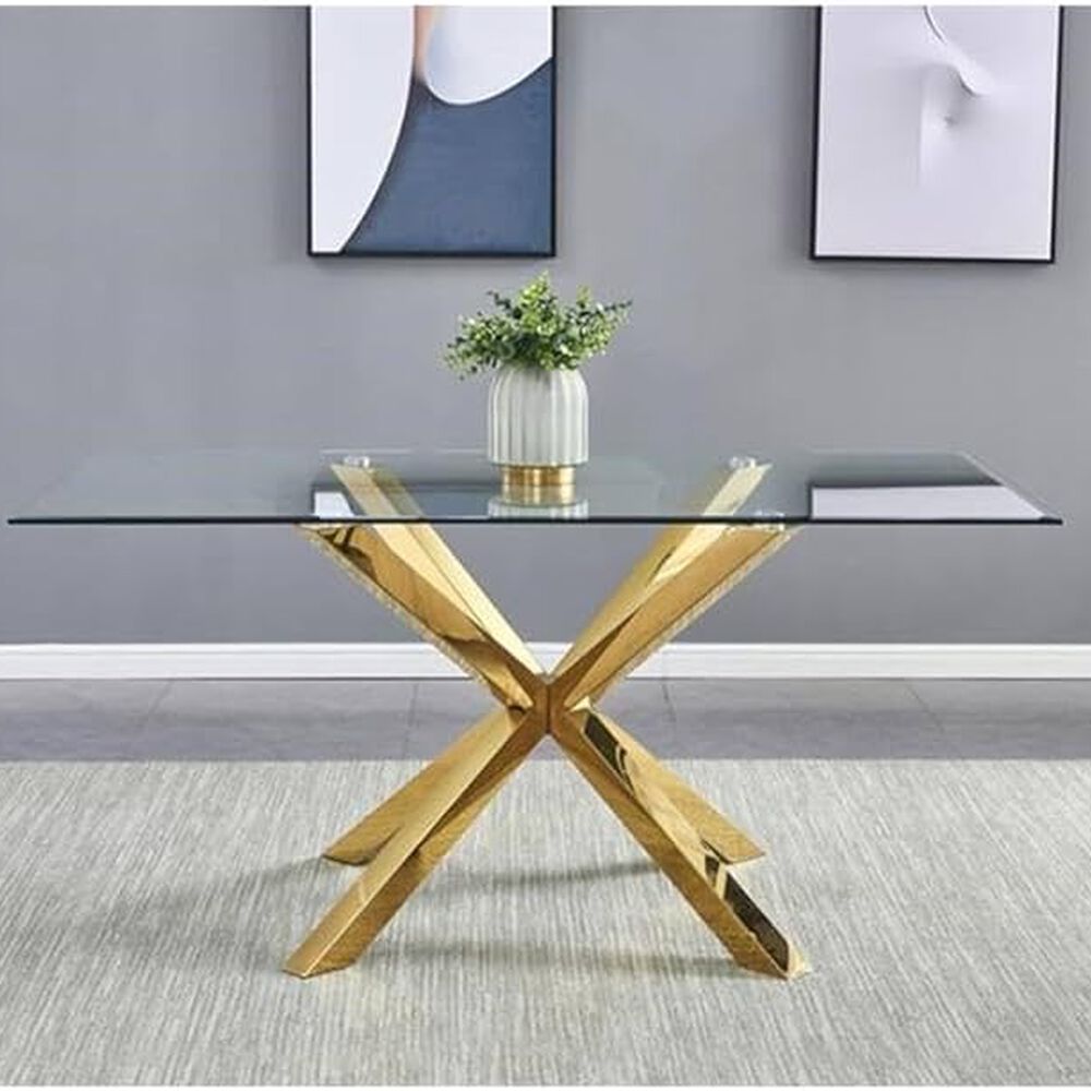 Mesa Madrid Gold 160x90 image number 3.0