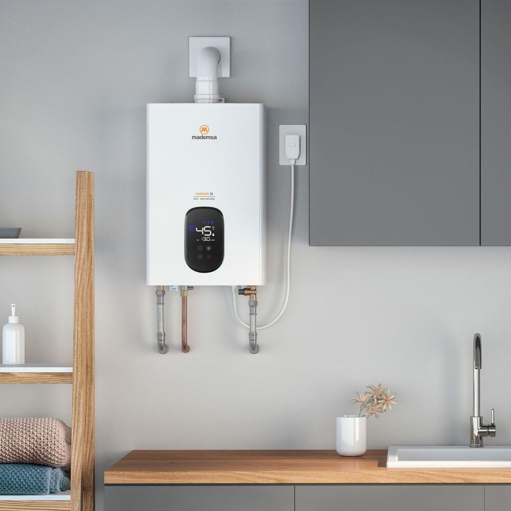 Calefont Mademsa Electrico Ionizado 13 Litros Gas Natural Forced Eco Gn image number 8.0