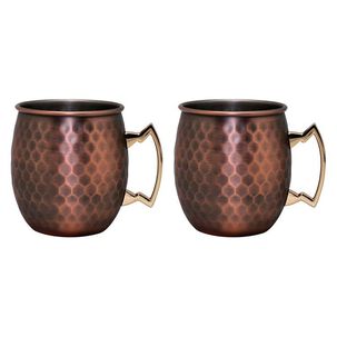 Set 2 Copper Mug Wayu 600ml - Wayu