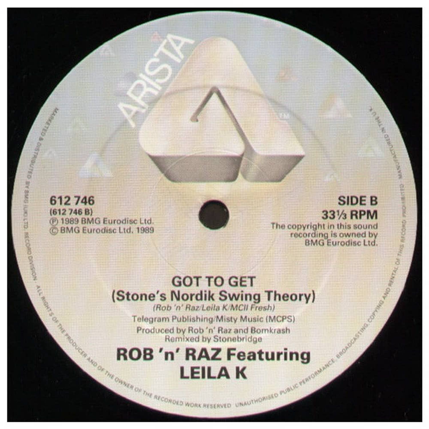 Leila K - Got To Get (remixes) | 12" Maxi Single Vinilo Usado image number 3.0