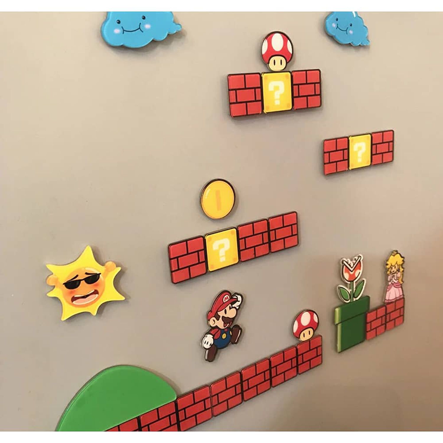 Set 10 Imanes De Super Mario image number 2.0