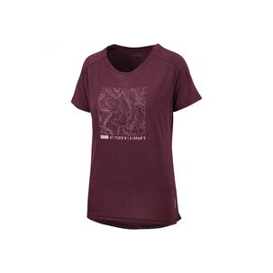 Polera Ixs Mujer Flow Tech Contour Raisin L