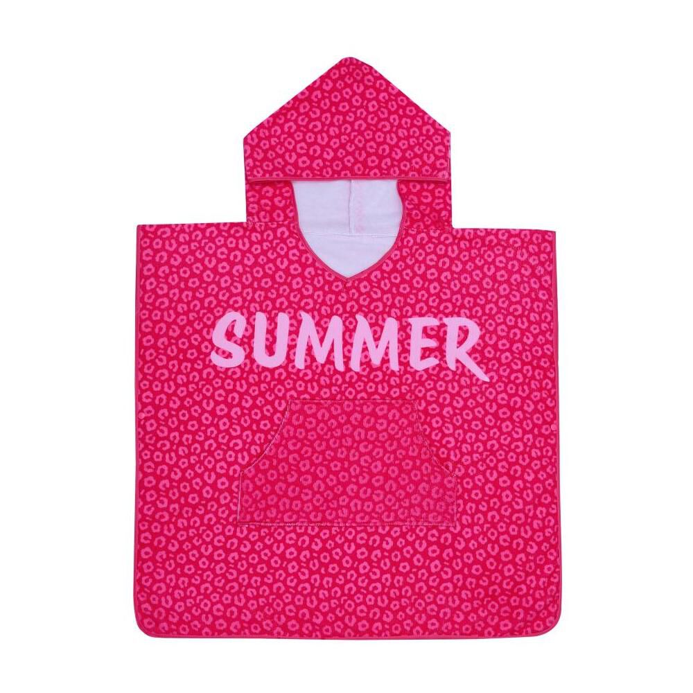 Toalla Playa Capucha Casaideal Kids Pink / 75 X 150 Cm image number 2.0