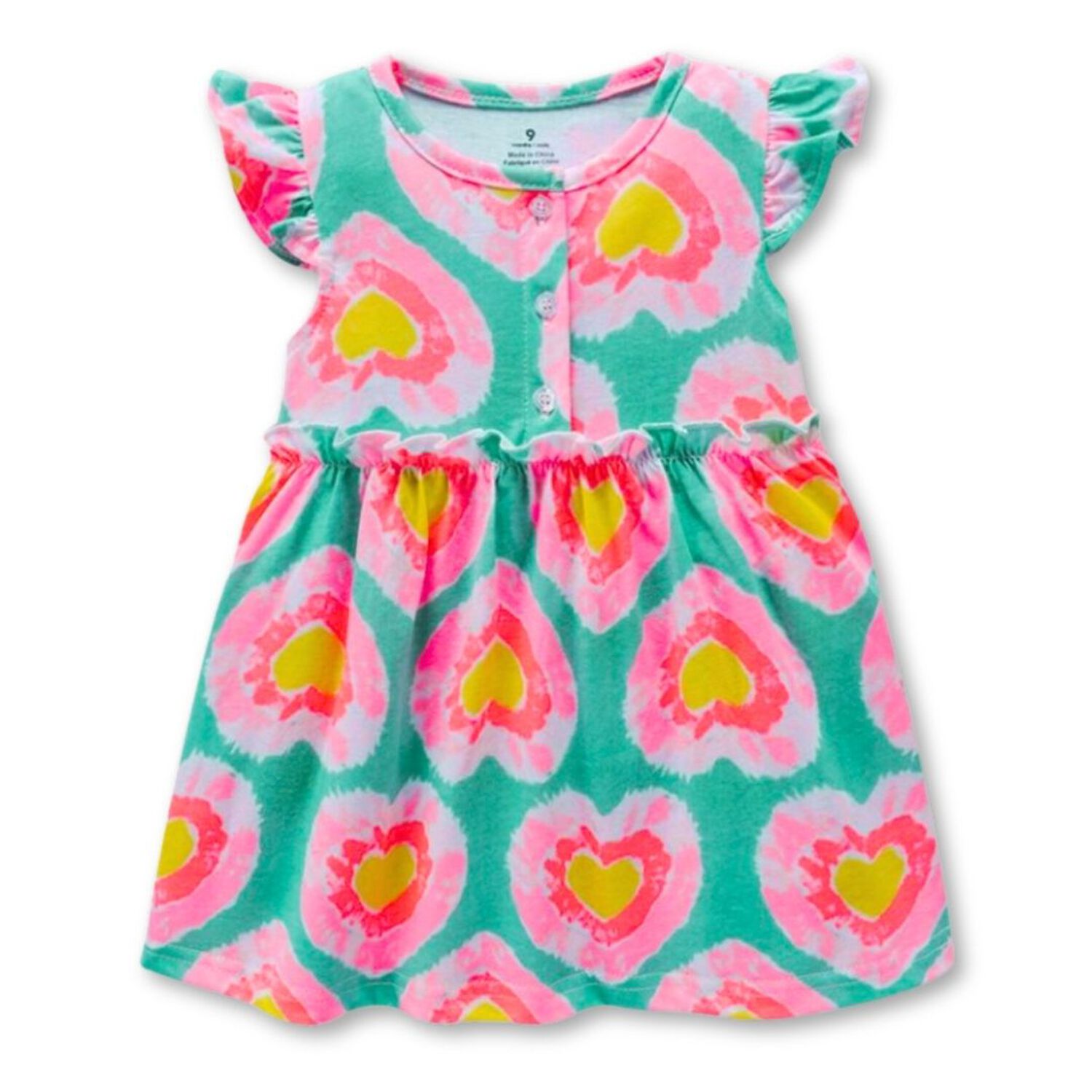 Vestido Sin Mangas Estampado Beb&eacute; Ni&ntilde;a 9 A 36 Meses Summer Heart image number 0.0
