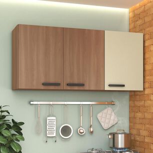 Mueble De Cocina Aereo Mia Vekkahome 120 Cm Beige