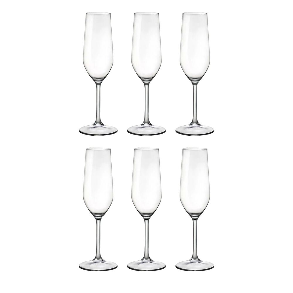 Set 6 Copas Flute Montepulciano Valley De 195ml Hausmann image number 2.0