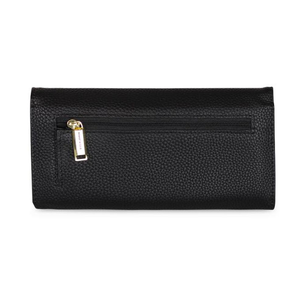2 Billeteras De Mujer Fidelia Negra Y Gris Kenneth Cole image number 4.0