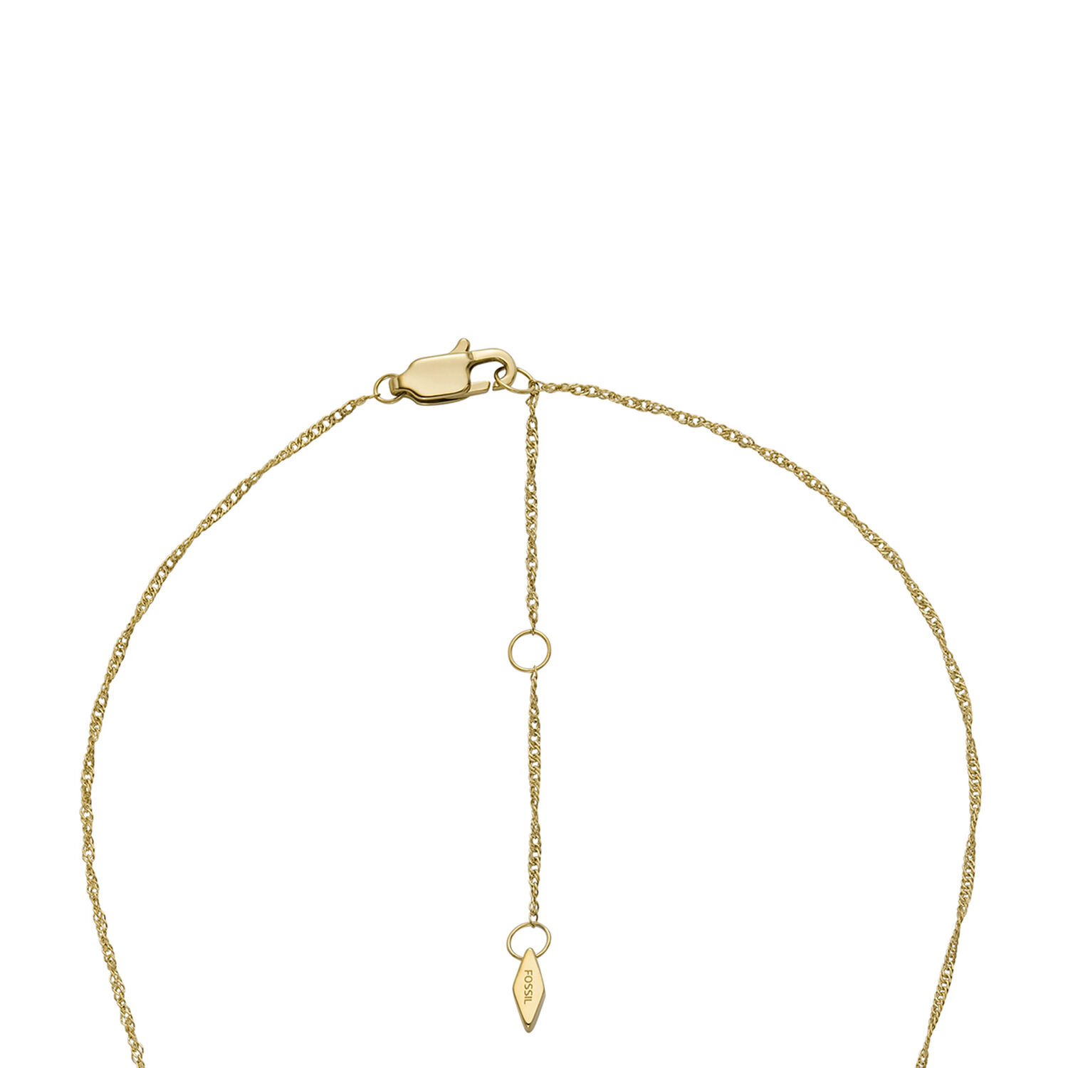 Collar Fossil Jf04688710 Dorado Mujer image number 3.0