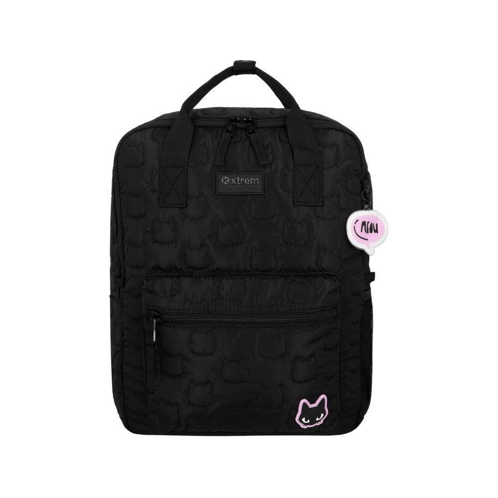 Mochila Notebook Xtrem Leia 6xt Negro Acolchado 15" image number 0.0