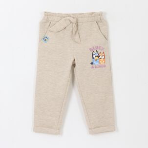 Pantal&oacute;n De Buzo Ni&ntilde;a Lazo Beige Bingo & Bluey