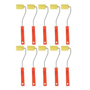 Set 10 Rodillos Esponja 2 Pulgadas Mango Plastico Pintar
