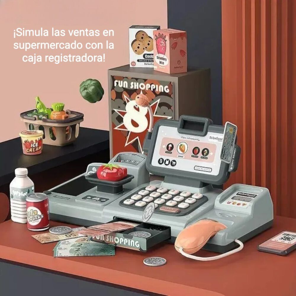 Juguete Caja Maquina Registradora Para Ni&ntilde;os image number 2.0