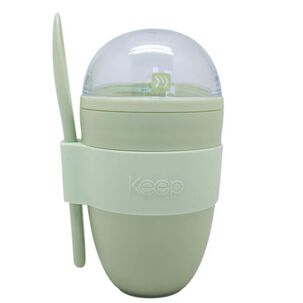 Vaso Snack Keep 450 Ml Con Cucharita Colores - Ps