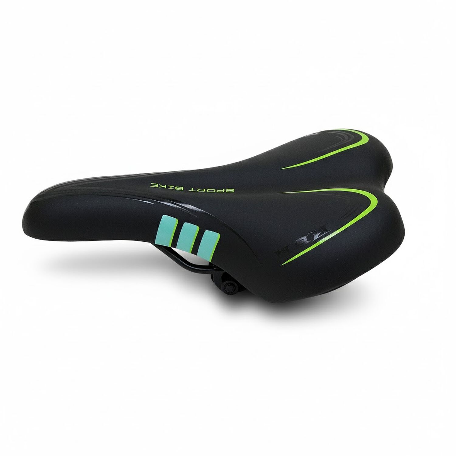 Asiento Radical Mountain Mtb N852 Negro Verde image number 1.0