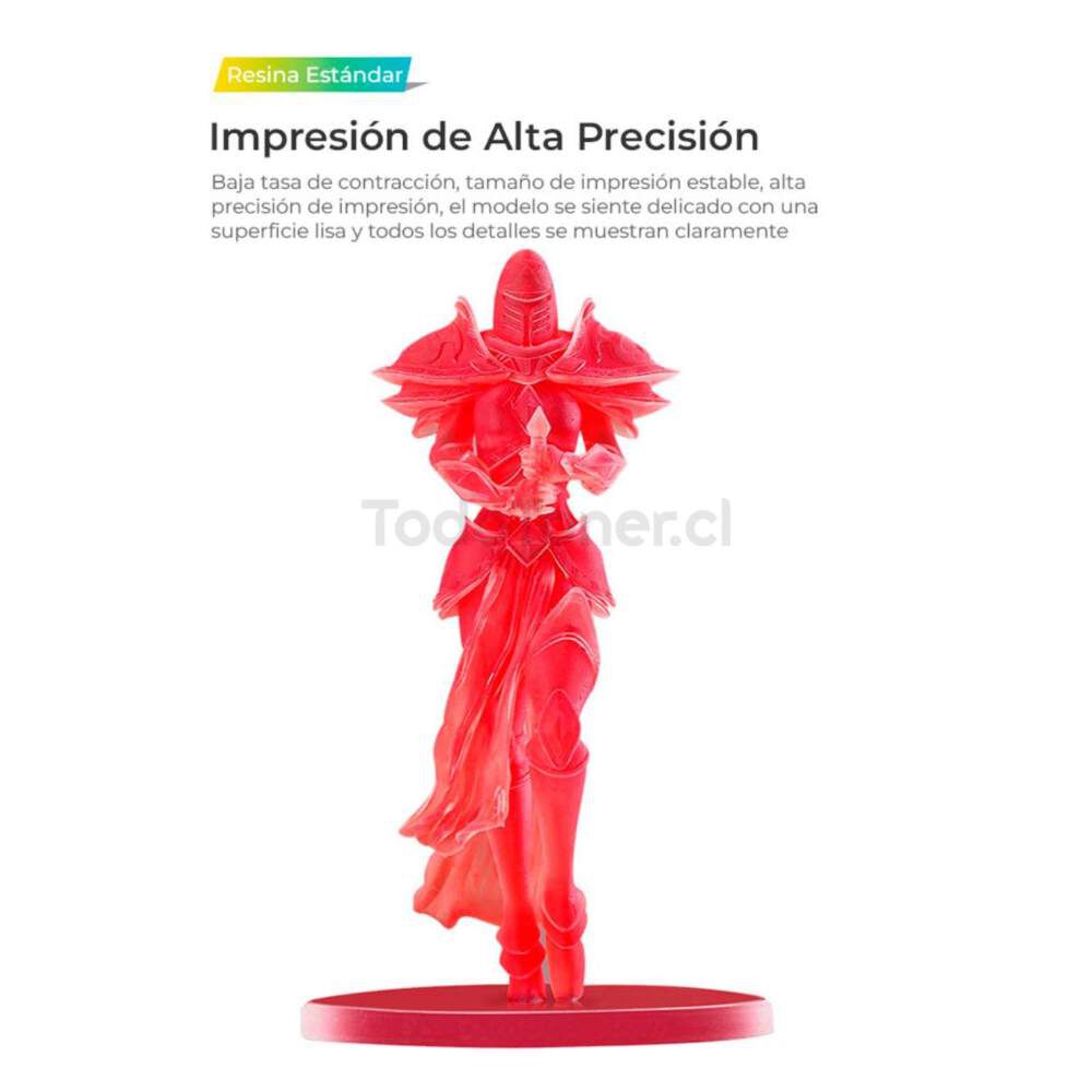 Resina Verde Para Impresoras 3d 500g Creality image number 3.0