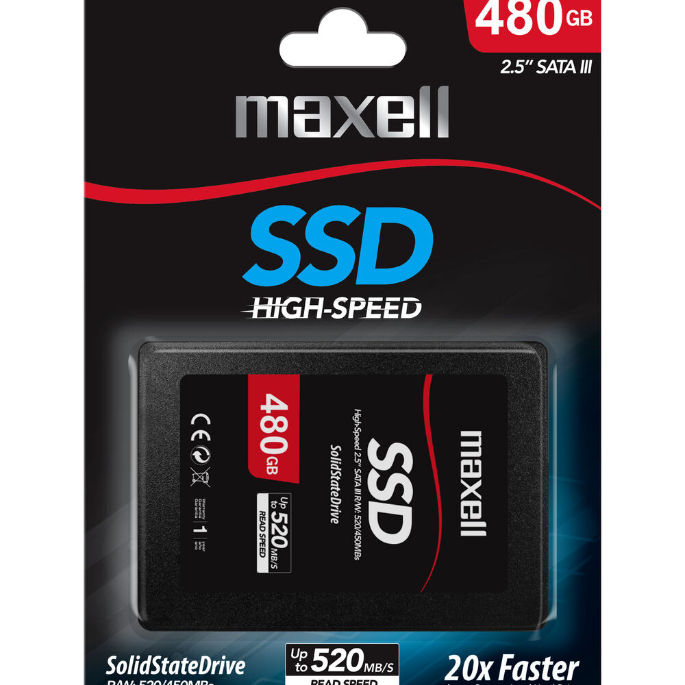 Disco Duro Solido Ssd Maxell Interno 480gb Sata Iii 2.5" image number 1.0