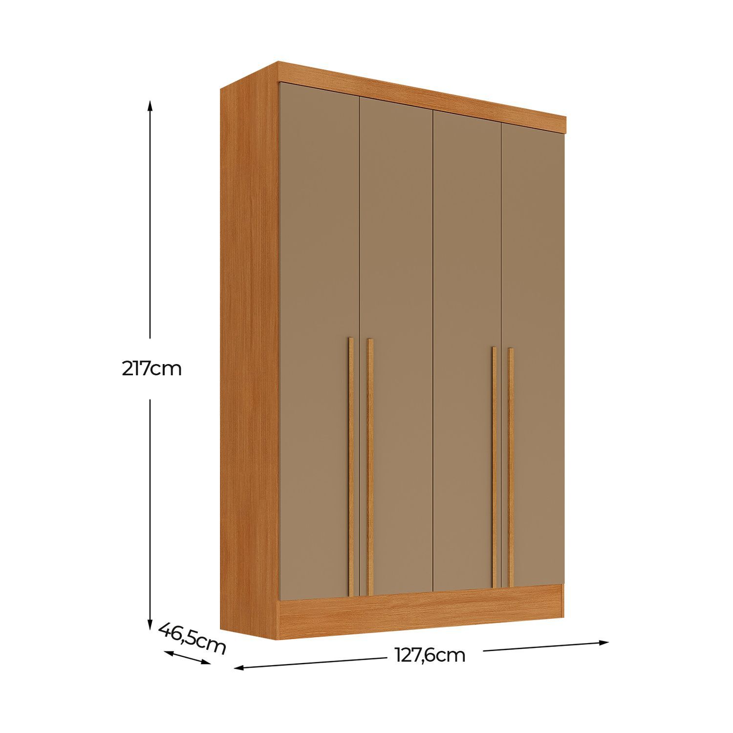 Cl&oacute;set Di Poretti Design New Creta / 4 Puertas / 3 Cajones image number 2.0