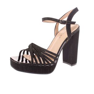Sandalia Negro V&iacute;a Franca Art. 5kd85black