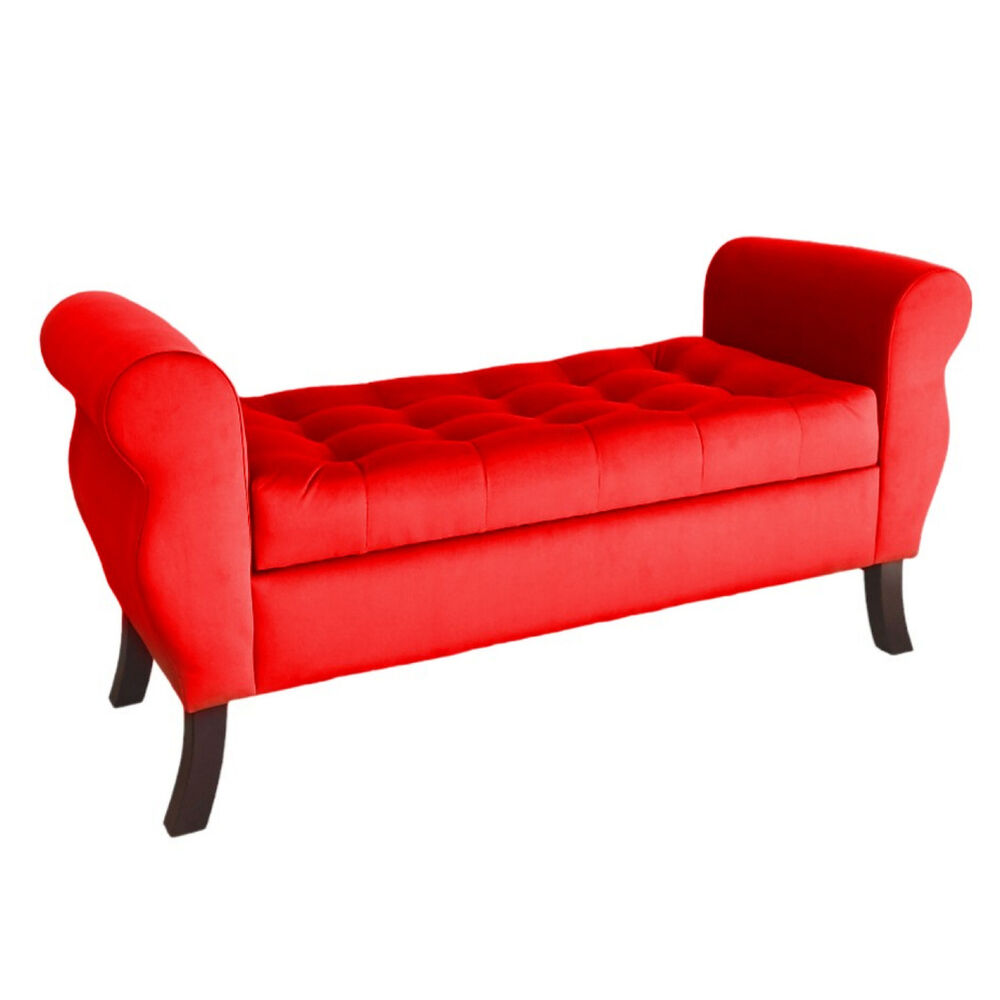 Banqueta Baul Diva Color Rojo image number 2.0