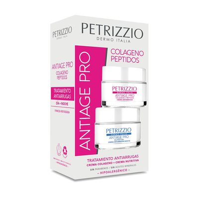 Set De Cremas Antiage Pro Colágeno Peptidos Petrizzio