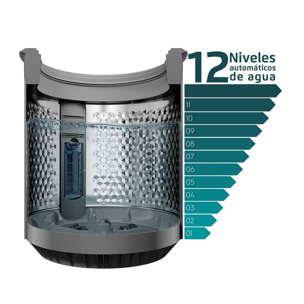 Lavadora Autom&aacute;tica 16kg Carga Superior Premium Care 16 Onix image number 12.0