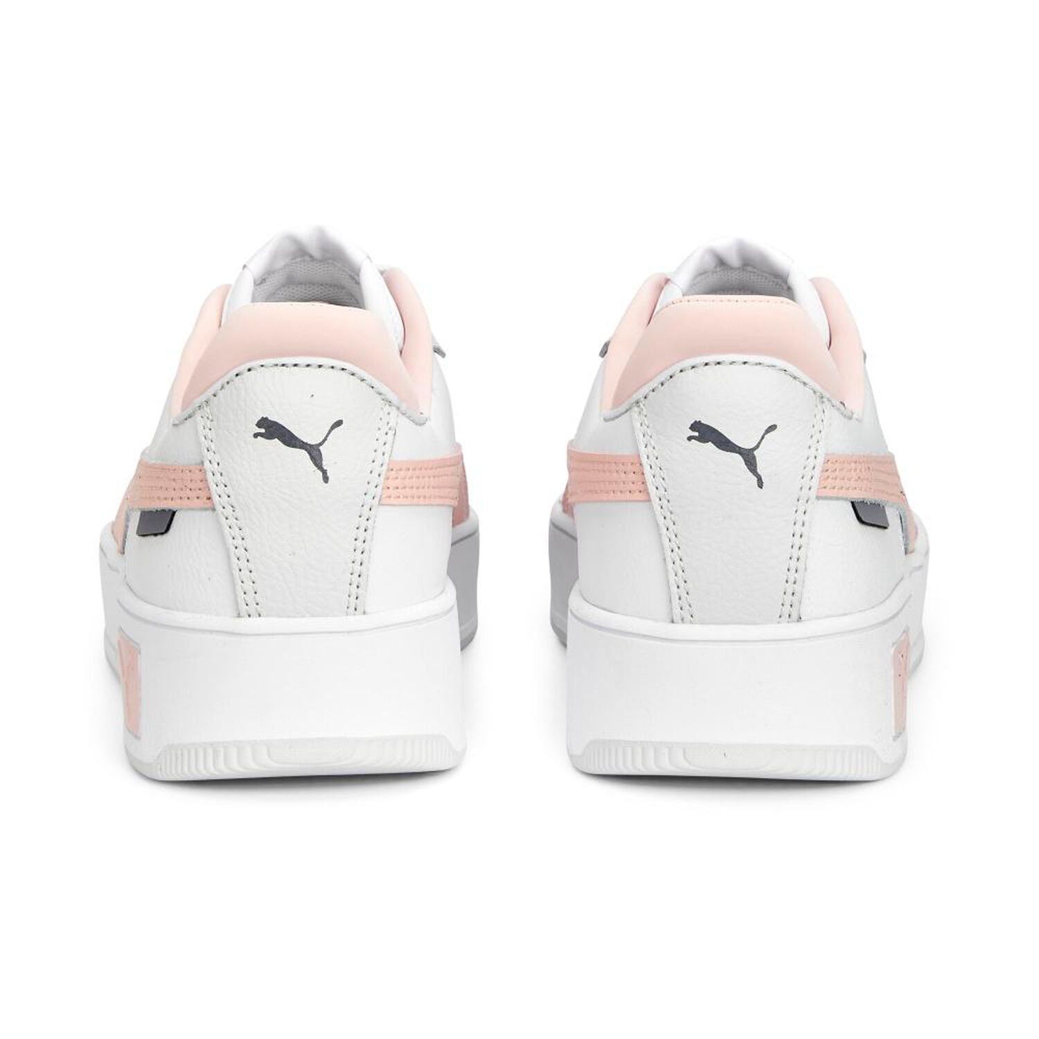 Zapatilla Urbana Mujer Puma Carina Street Blanco/rosado image number 3.0