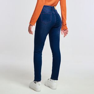 Jeans Roturas Tiro Medio Super Skinny Mujer Freedom