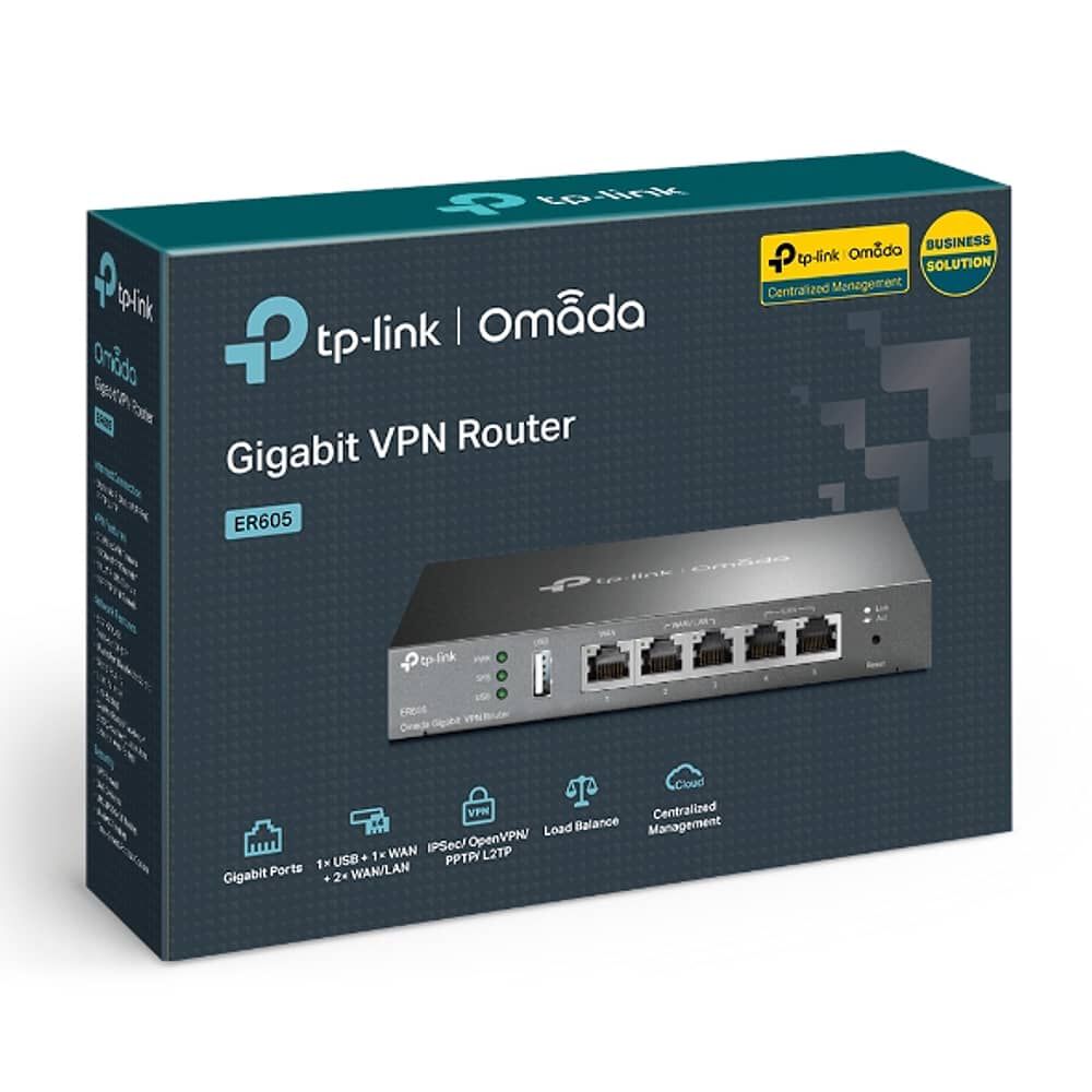 Router Tp-link Vpn Gigabit Omada Er605 (tl-r605) V2, Integrado En Omada Sdn, Gesti&oacute;n Centralizada image number 3.0
