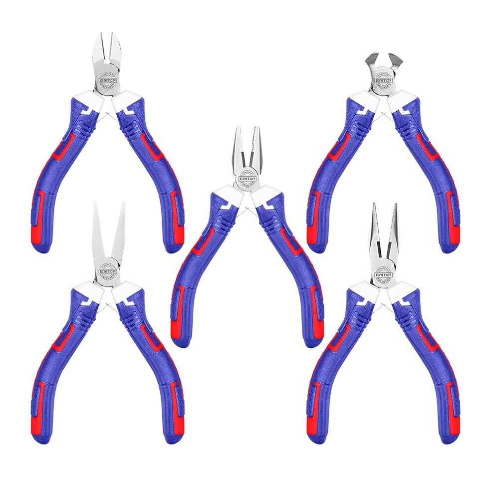 Pack De 5 Mini Alicates 4,5 Pulgadas Emtop image number 0.0