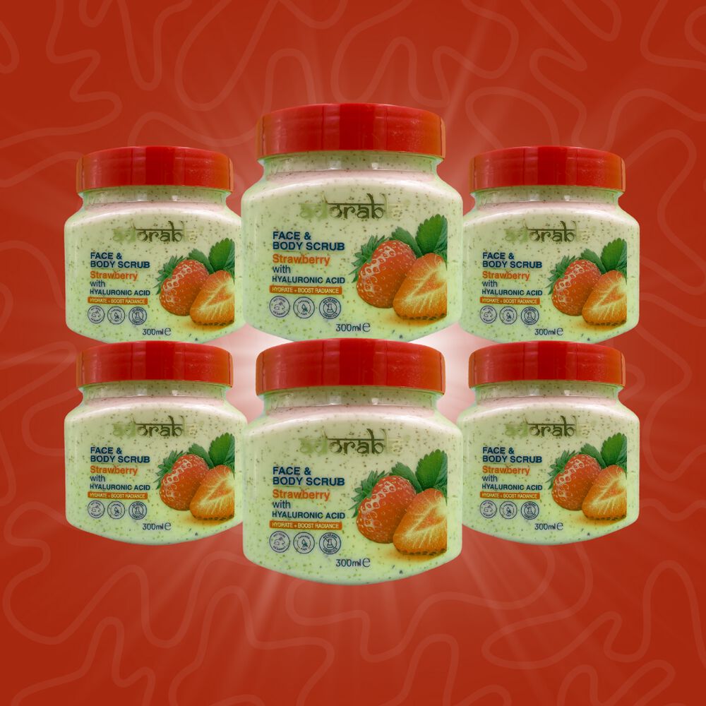 Pack Adorable 6 Exfoliantes Frutilla&ácido Hialurónico 300ml image number 2.0