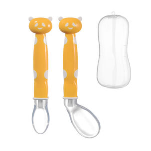 Cucharas De Silicona Suave Para Beb&eacute;s Alimentos Libre De Bpa