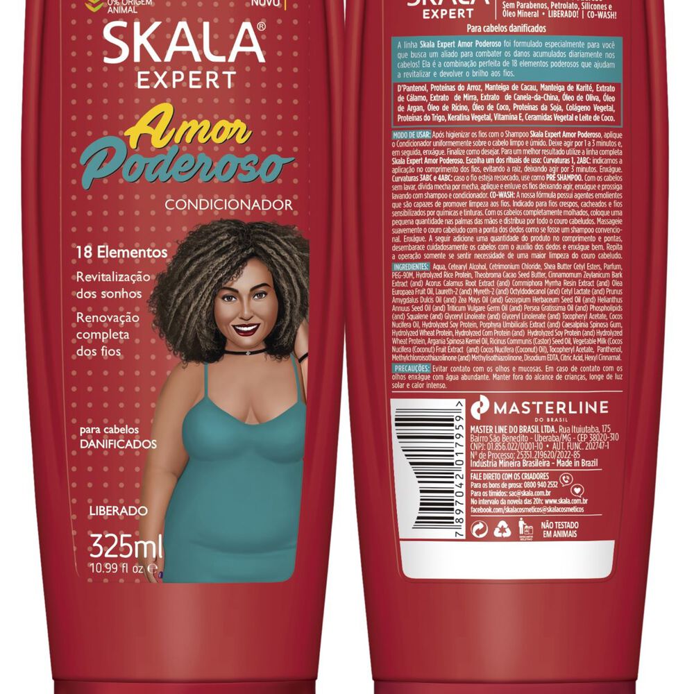Kit Shampoo Y Acond Amor Poderoso Skala Expert 650ml image number 3.0