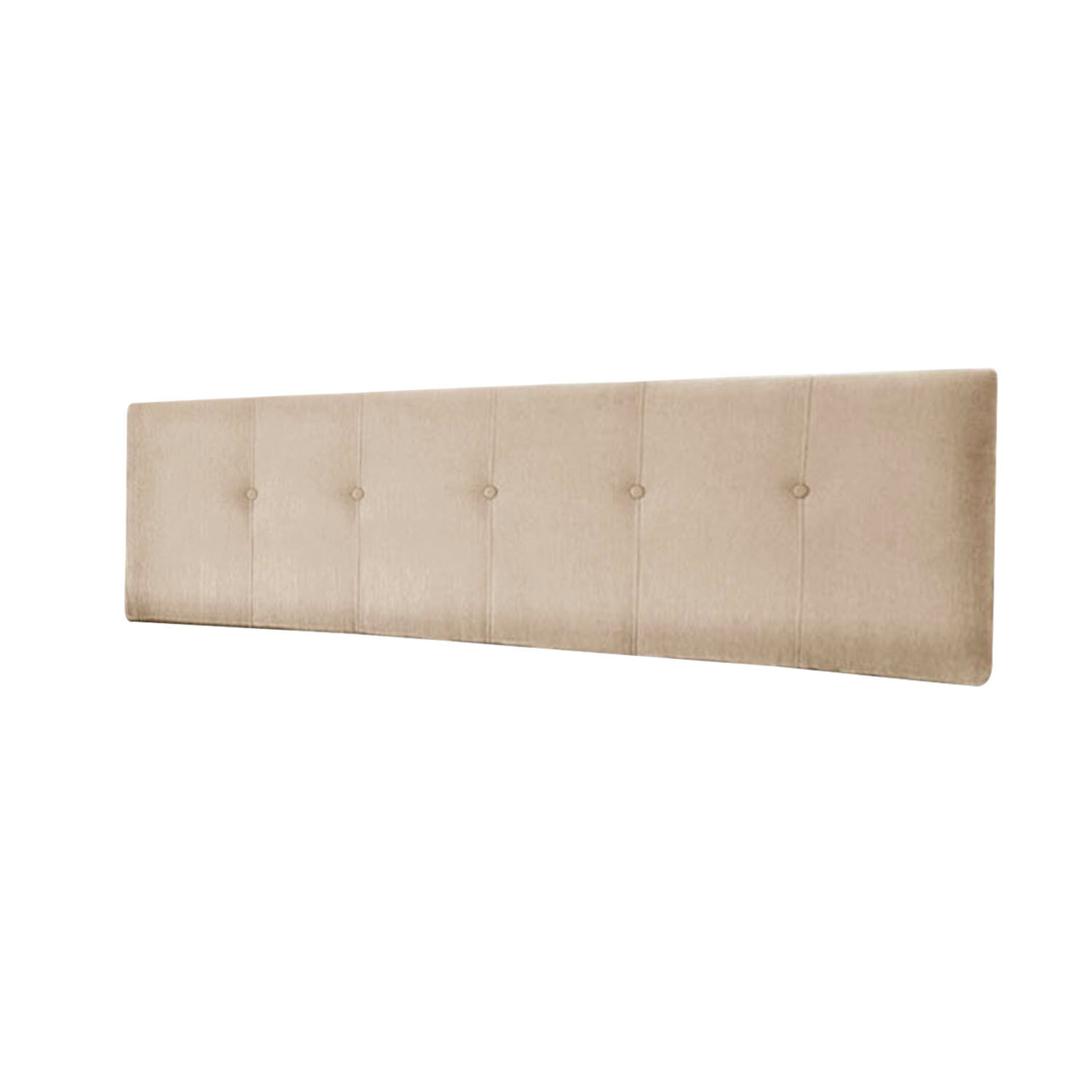 Respaldo Best Tela Velvet Beige 2 Plazas image number 1.0