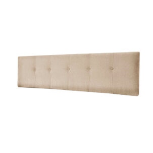 Respaldo Best Tela Velvet Beige 2 Plazas