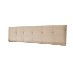 Respaldo Best Tela Velvet Beige 2 Plazas